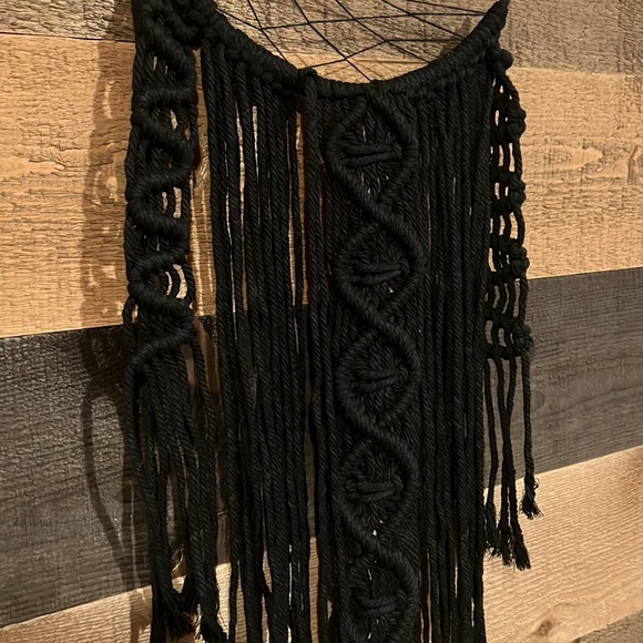 Purple Agate black moon dream catcher - Picture 4 of 10